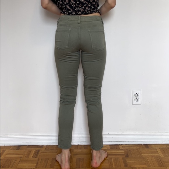 Low rise olive pants - Picture 9 of 16